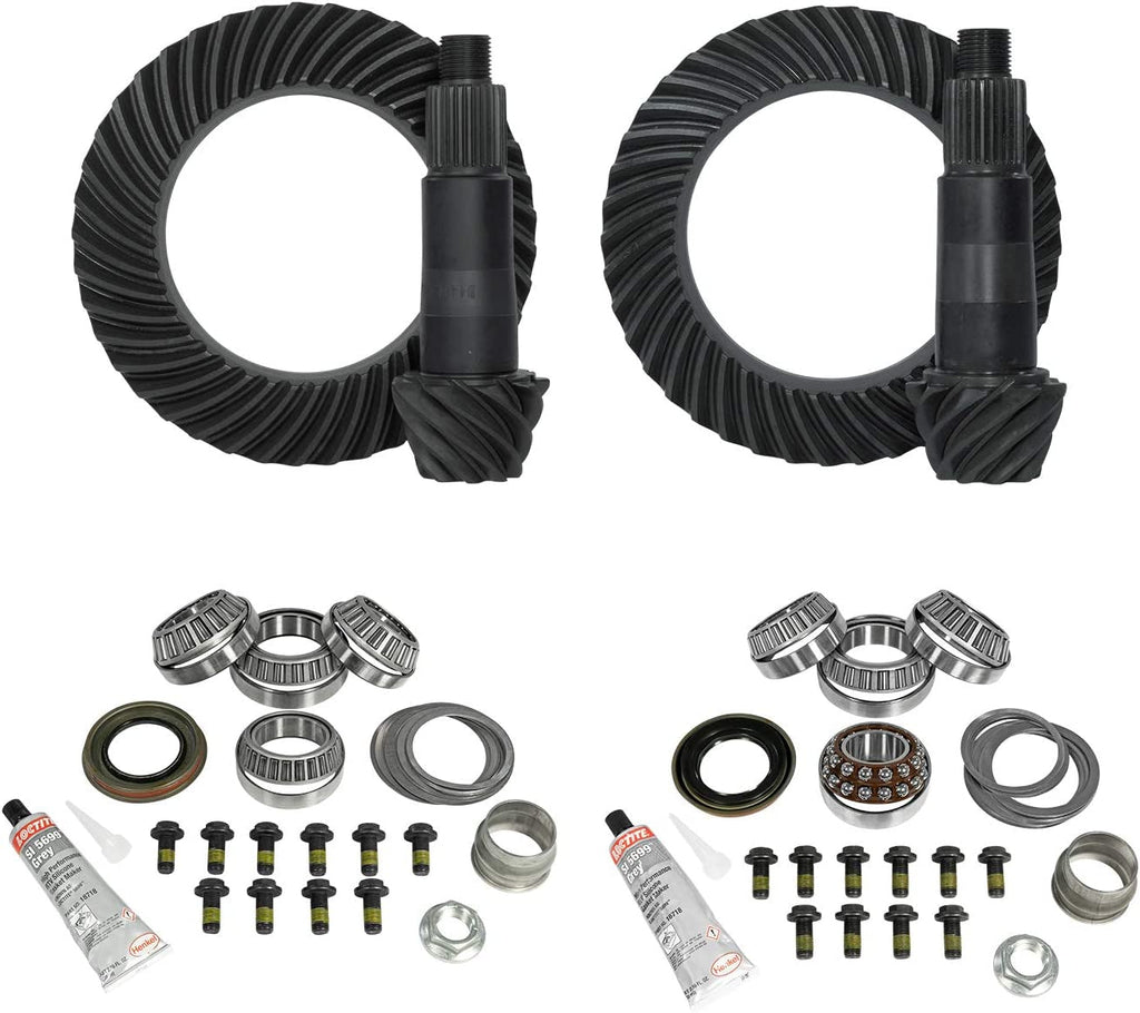 (YGK067) Gear & Install Kit for Jeep JL and JT Rubicon D44 Rear & D44 Front 4:56 Ratio