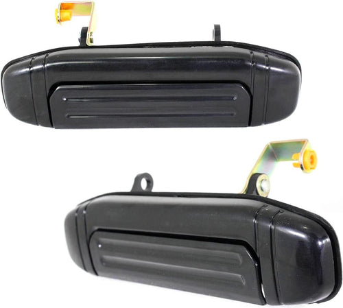 Rear Exterior Door Handle Compatible with 1998-2000 Mitsubishi Montero, Set of 2, Driver and Passenger Side