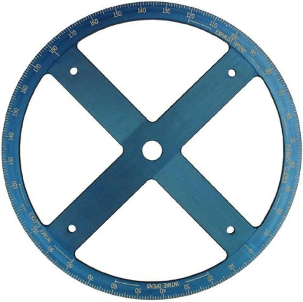 67490 Anodized Blue 16" Diameter Camshaft Degree Wheel