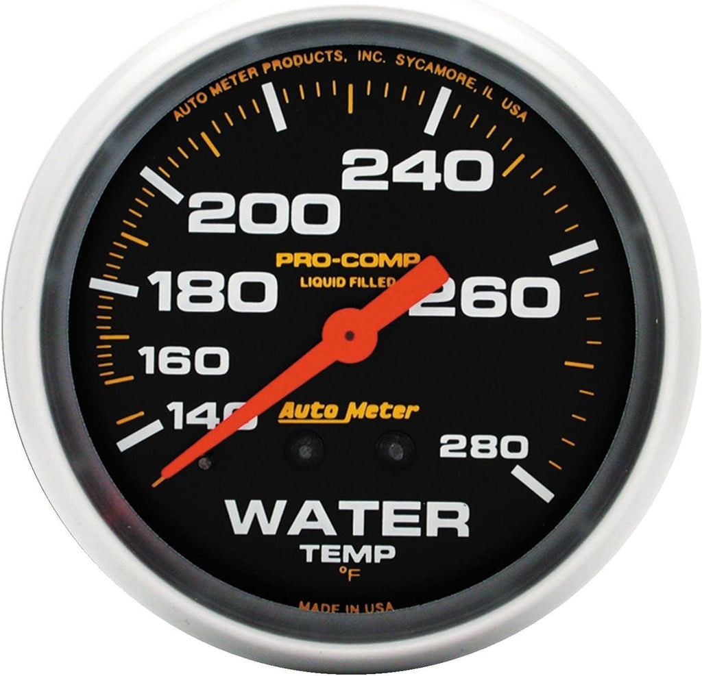 5431 Pro-Comp 2-5/8" Mechanical Water Temperature Gauge (140-280 Degree F, 66.7Mm)
