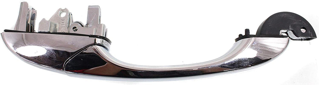 Rear Exterior Door Handle Set of 2 Compatible with 2008-2016 Chrysler Town & Country, Fits 2008-2019 Dodge Grand Caravan Chrome Side Sliding Door Driver and Passenger Side