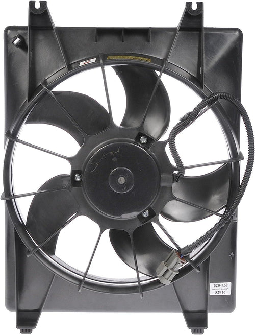 Dorman 620-738 Driver Side Engine Cooling Fan Assembly Compatible with Select Hyundai Models