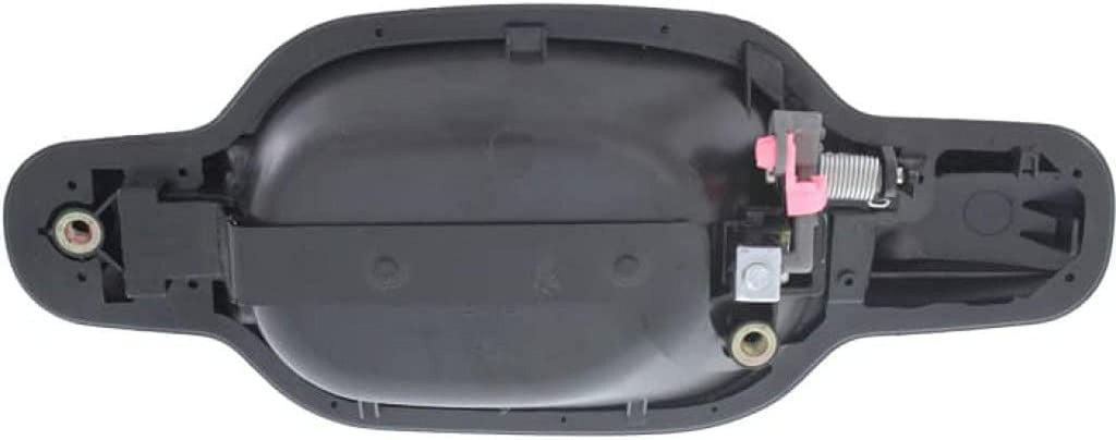 for Chevy Colorado Exterior Door Handle 2004-2012 Front Passenger Side Smooth Black Bezel W/Chrome Lever | Trim: LS/LT/WT