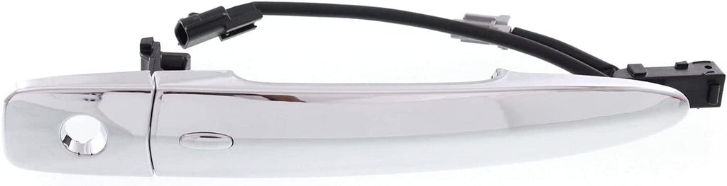 Exterior Door Handle Set of 2 Compatible with 2013-2014 Nissan Murano, Fits 2009-2014 Nissan Maxima, Fits 2011-2014 Nissan Leaf Front, Driver and Passenger Side