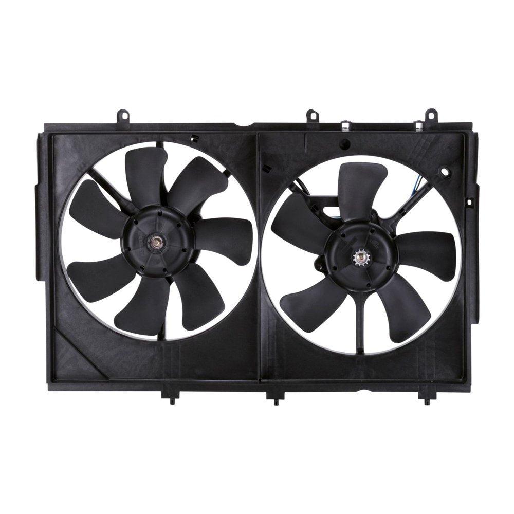 622810 Radiator & Condenser Cooling Fan Assembly New with Warranty Fits 2005 Mitsubishi Outlander