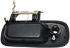 For GMC Savana 2500 Exterior Door Handle Rear, Passenger Side - Side Sliding Door Smooth Black (2010-2016) | with Key Hole| Trim:All Submodels