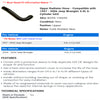 Upper Radiator Hose - Compatible with 1997 - 2006 Jeep Wrangler 4.0L 6-Cylinder GAS 1998 1999 2000 2001 2002 2003 2004 2005