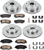 KOE4116 Autospecialty Front and Rear Replacement Brake Kit-Oe Brake Rotors & Ceramic Brake Pads