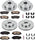 KOE4116 Autospecialty Front and Rear Replacement Brake Kit-Oe Brake Rotors & Ceramic Brake Pads