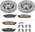 KOE5509 Autospecialty Front Replacement Brake Kit-Oe Brake Rotors & Ceramic Brake Pads