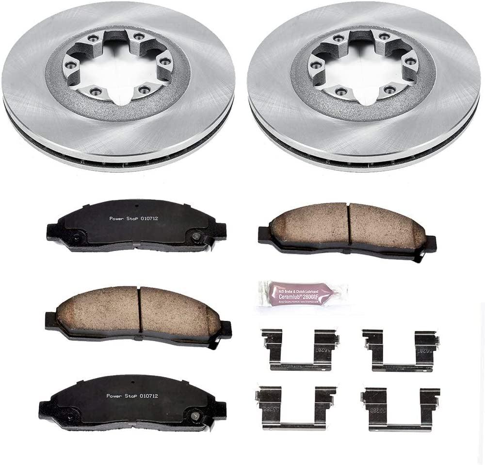 KOE2066 Autospecialty Front Replacement Brake Kit-Oe Brake Rotors & Ceramic Brake Pads
