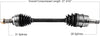 MZ-8245 - Front Driver Side CV Axle Shaft