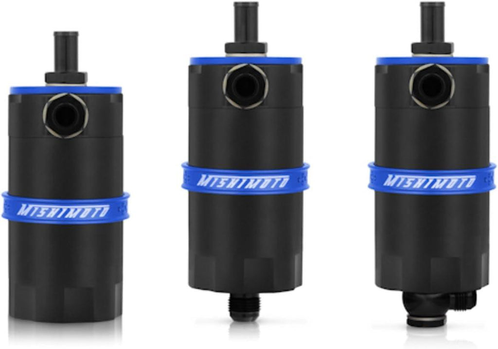 Baffled Oil Catch Can, Blue