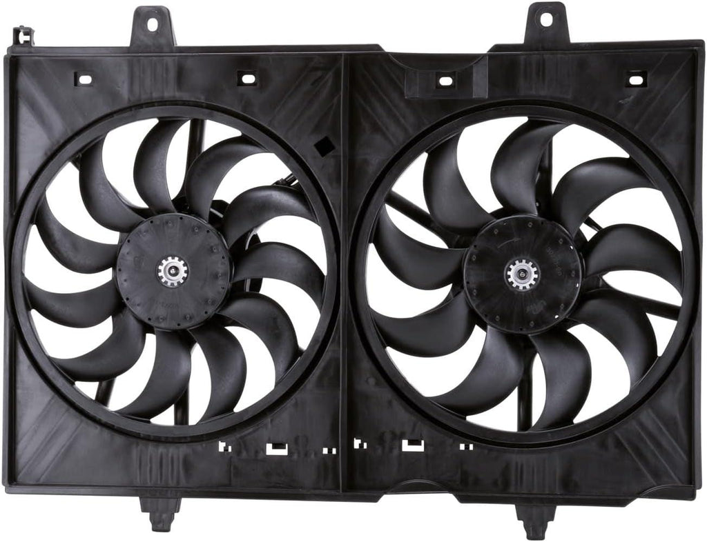 621880 Cooling Fan Assembly Compatible with 2008-2013 Nissan Rogue , Black