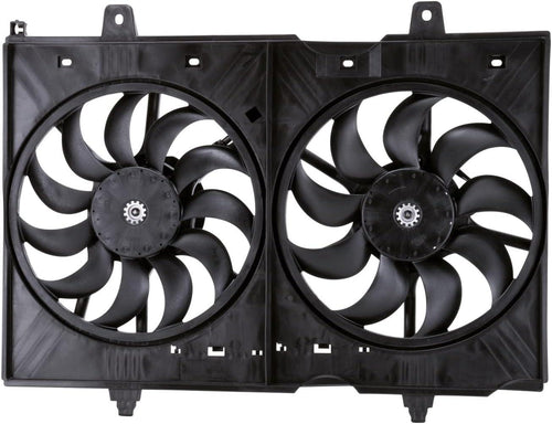 621880 Cooling Fan Assembly Compatible with 2008-2013 Nissan Rogue , Black