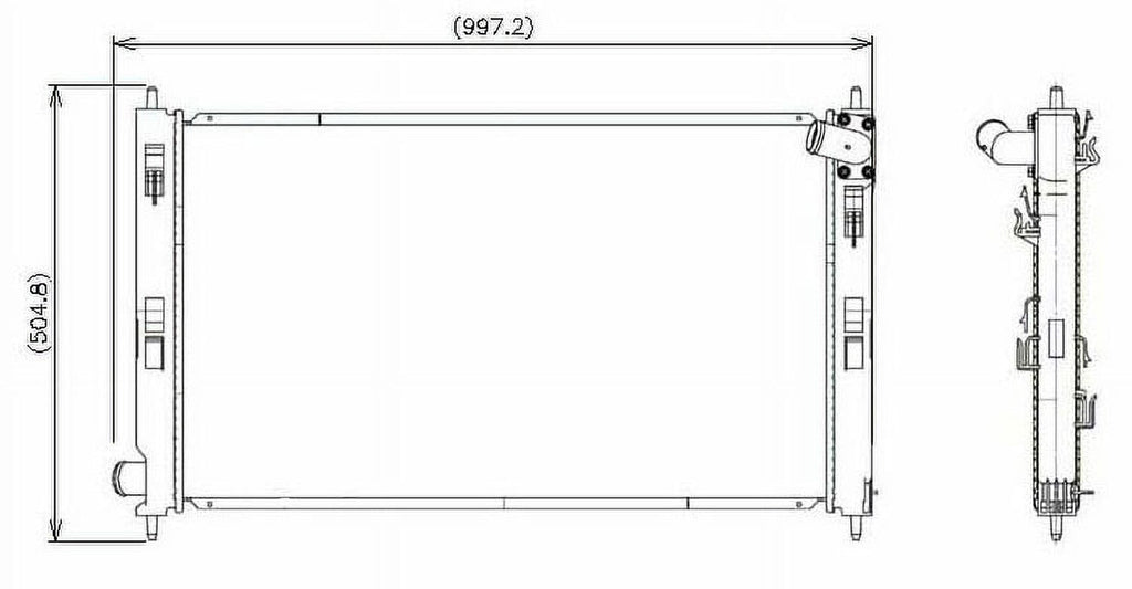 DENSO 221-3312 Radiator