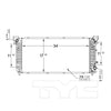 TYC Radiator for Silverado 1500, Tahoe, Sierra 1500 13397