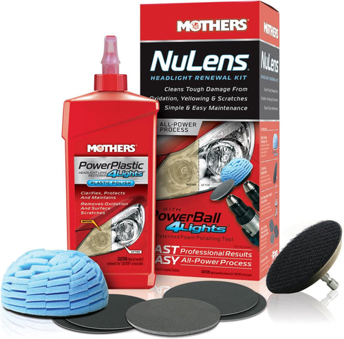 Mothers 07251 Nulens Headlight Renewal Kit, 8 Fl. Oz.