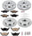 KOE4024 Autospecialty Front and Rear Replacement Brake Kit-Oe Brake Rotors & Ceramic Brake Pads