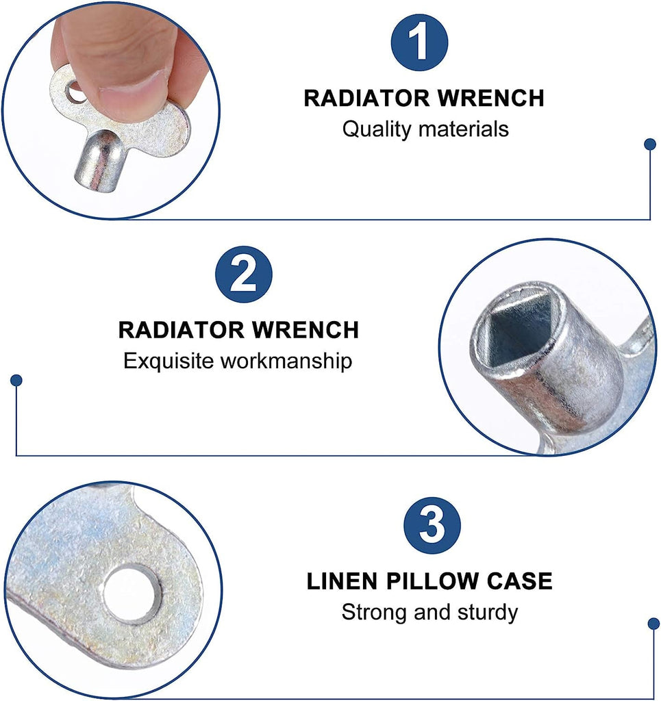 Plumbing Tools Plumbing Tools Square Tool Radiator Valve Keys, 10 Pack Bleeding Keys, Valve Loose Keys for Radiators and Faucet () Plumbing Tools Square Tool Square Tool