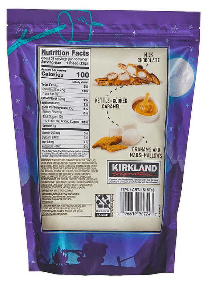 2 Pack | Kirkland Signature Caramel S’mores Clusters, 26.3 oz