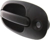 For Dodge Grand Caravan Exterior Door Handle Rear, Passenger Side - Side Sliding Door Textured Black (1996-2000) | with Key Hole| Trim:All Submodels