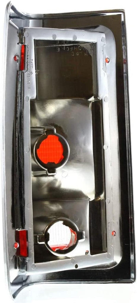 For Dodge D100 Tail Light 1987 1988 1989 Driver Side | W/Bright Trim | Sweptline | CH2808103 | 55054795