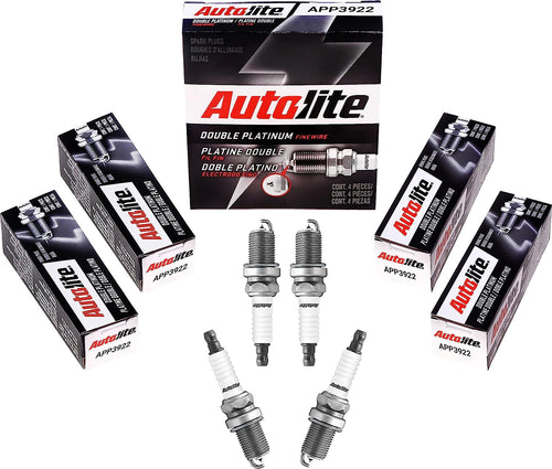 APP3922 Double Platinum Automotive Replacement Spark Plugs (4 Pack)