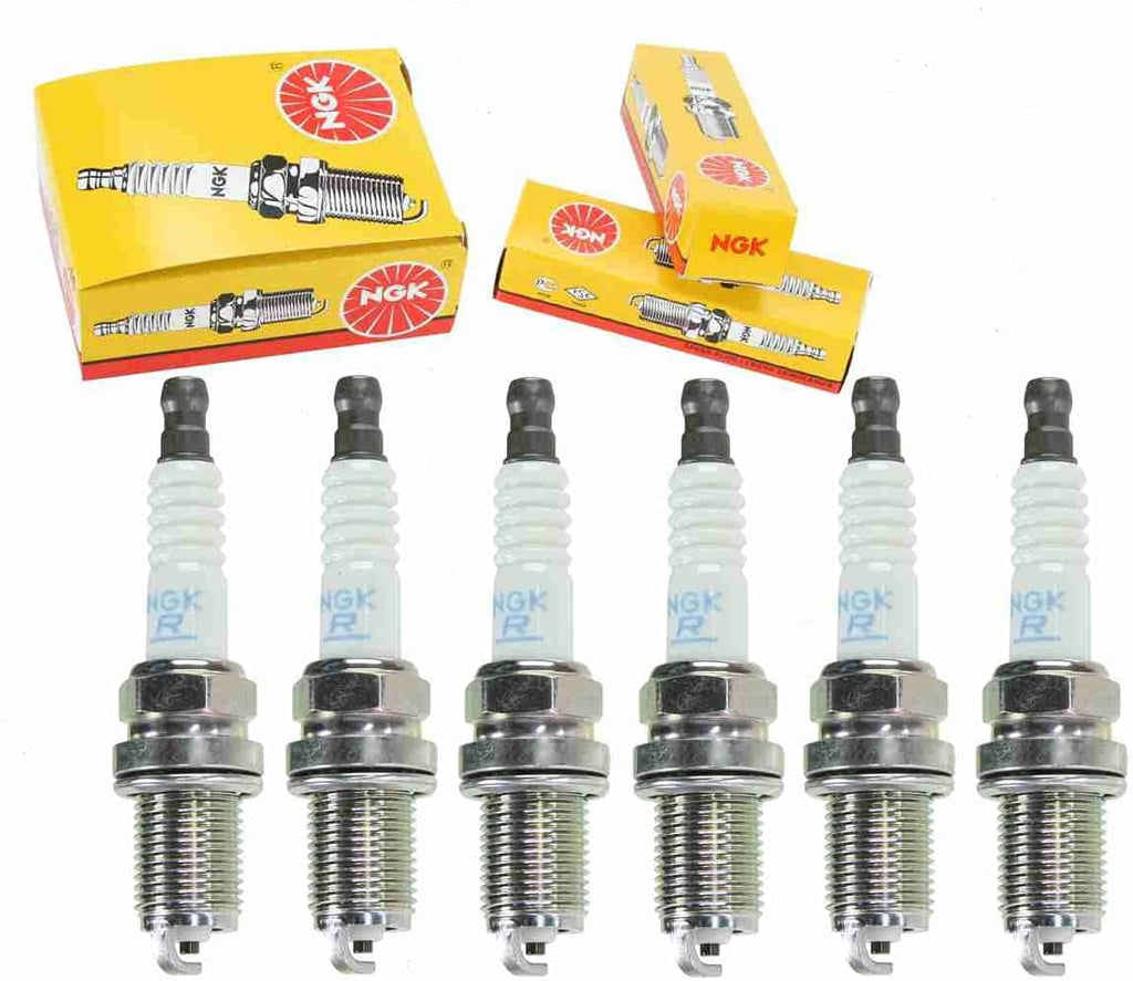 6 Pc NGK Standard Spark Plugs Compatible with Audi A4 Quattro 3.0L V6 2002-2004
