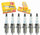 6 Pc NGK Standard Spark Plugs Compatible with Audi A4 Quattro 3.0L V6 2002-2004