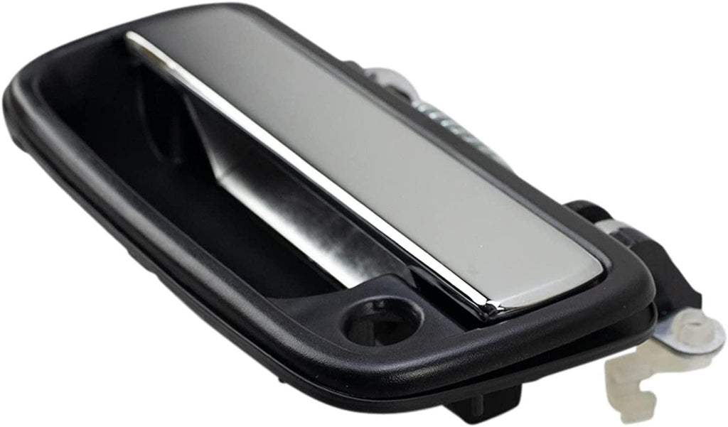 Metal outside Exterior Door Handle Chrome & Black LH Driver Side for 95-04 Toyota Tacoma Pickup Truck