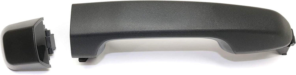 Aftermarket Rear Door Handle Compatible with 2010-2018 Toyota 4Runner/Lexus GX460 outside Textured Black Plas and Sensor Passenger and Driver Side