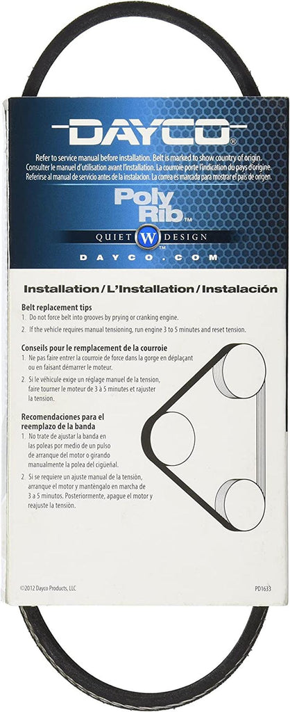 5030195 Serpentine Belt , Black