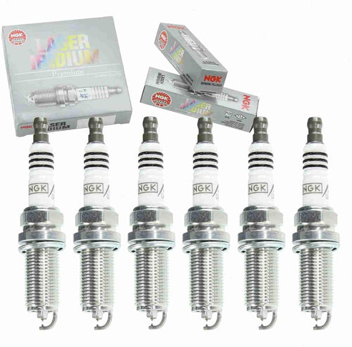 6 Pc NGK Laser Iridium Spark Plugs Compatible with Lexus IS250 2.5L V6 2006-2015