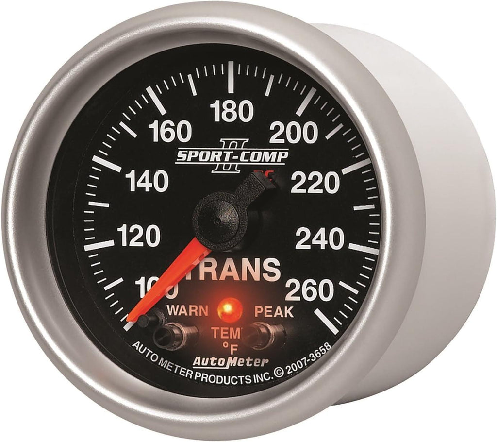 3658 2-1/16" 100- 260 F Full Sweep Electric Transmission Temperature Gauge