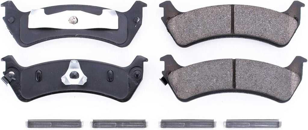 17-667A, Z17 Rear Ceramic Brake Pads with Hardware