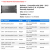 Radiator - Compatible with 2009 - 2013 Mitsubishi Lancer 2.4L 4-Cylinder Naturally Aspirated 2010 2011 2012