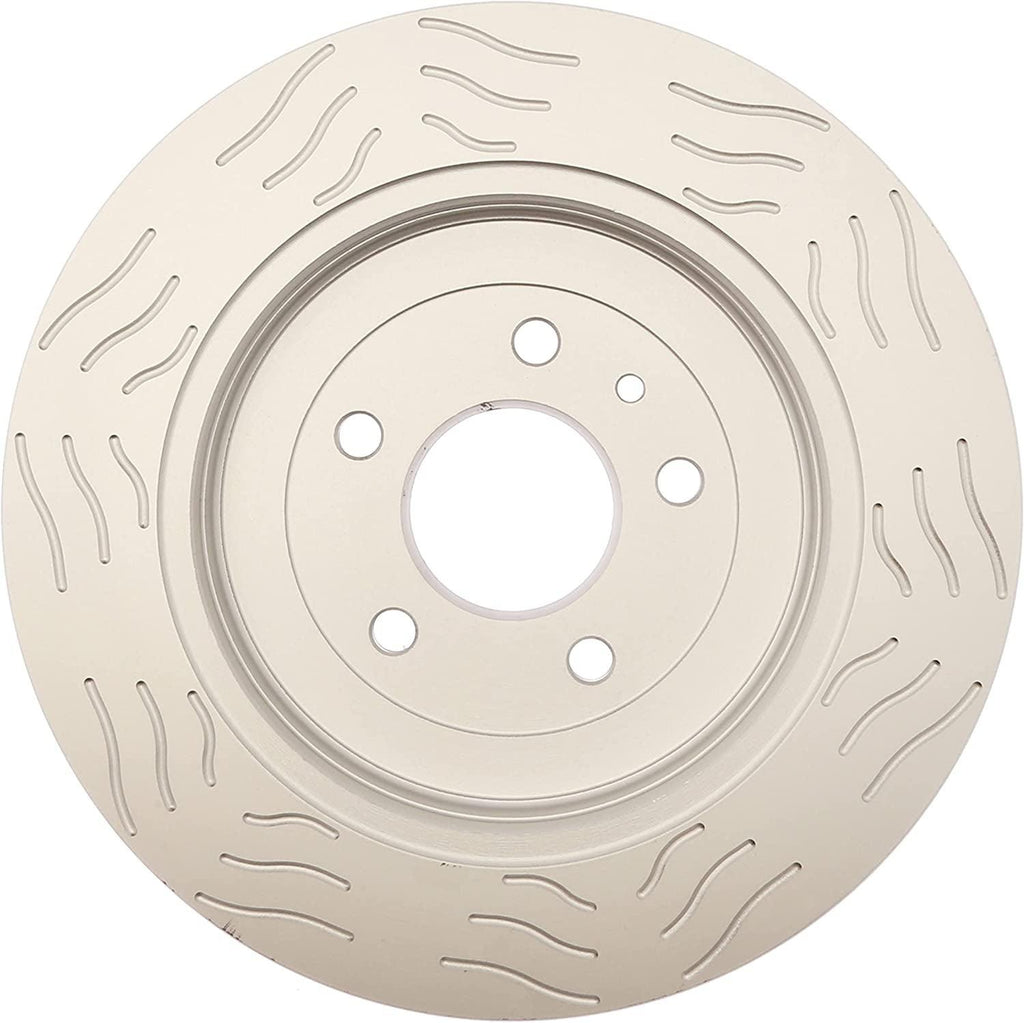 R-300 Specialty Street Performance Replacement Rear Disc Brake Rotor for Select Ford Edge/Explorer/Flex/Taurus/Taurus X, Lincoln MKS/MKT/MKX, Mercury Sable Model Years (680686PER)