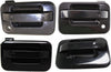 Exterior Door Handle Set Compatible with 2006-2008 Lincoln Mark LT, Fits 2004-2014 Ford F-150 Front and Rear, Driver and Passenger Side