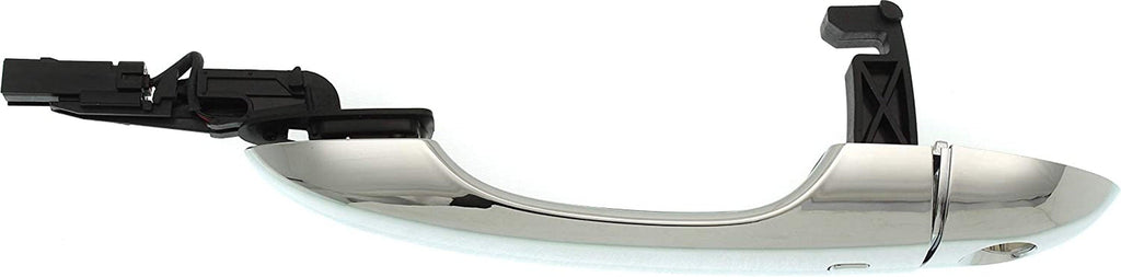 Front Exterior Door Handle Set of 2 Compatible with 2013-2016 Dodge Dart Chrome Driver and Passenger Side