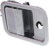 for Freightliner Columbia Exterior Door Handle Front, Passenger Side Chrome (2000-2011) | with Key Hole| Trim: 125/120
