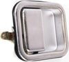 Compatible with Jeep Wrangler YJ Exterior Door Handle 1987-1995 Driver Side | Front | Chrome | Trim: All Submodels | CH1311167 | J5758172-PFM