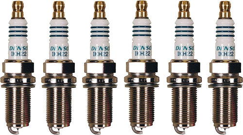 Denso Set of 6 Iridium Power Spark Plugs Gap 0.032 for Porsche 911 Boxster H6 V6