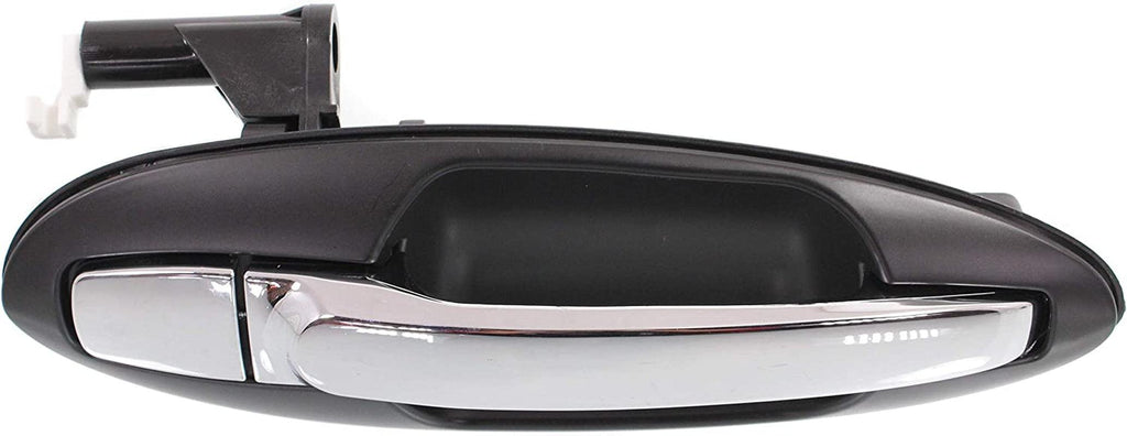 Exterior Rear Door Handle Compatible with KIA OPTIMA/MAGENTIS 2001-2006 / SONATA 2002-2005 RH Chrome-Black Old Body Style