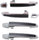 Exterior Door Handle Compatible with HYUNDAI SONATA 2006-2010 Front and Rear Door Handle Right Side Set of 4 outside Chrome Lever