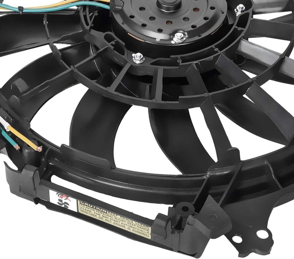 OEM-RF-0294 Factory Style Radiator Cooling Fan Assembly Cooling Efficiency Improved Direct Replacement [Compatible with 2002-2009 A4 / 2002-2009 A4 Quattro Fits 3. 0L 3. 2L Engines]