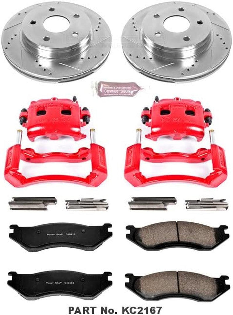 (KC2167) 1-Click Performance Brake Kit with Calipers