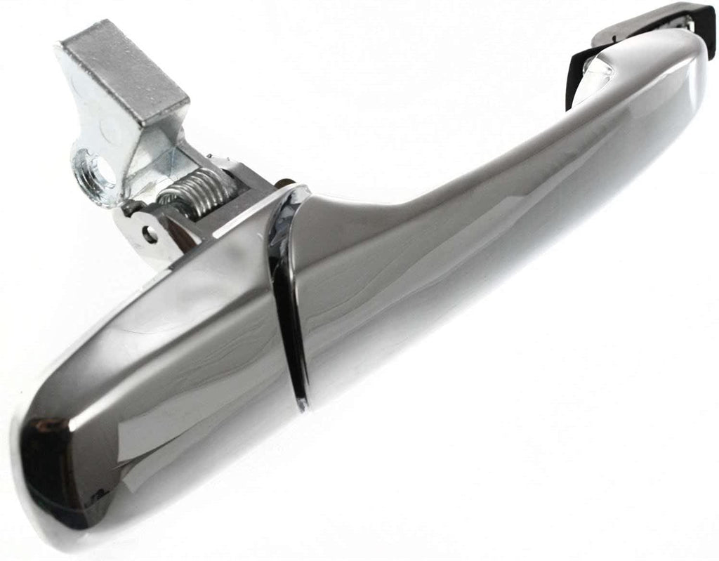 Front Exterior Door Handle Set of 2 Compatible with 2005-2014 Ford Mustang Chrome Driver and Passenger Side