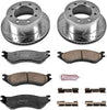 Power Stop K5489-36 Rear Z36 Truck & Tow Brake Kit, Carbon Fiber Ceramic Brake Pads and Drilled/Slotted Brake Rotors