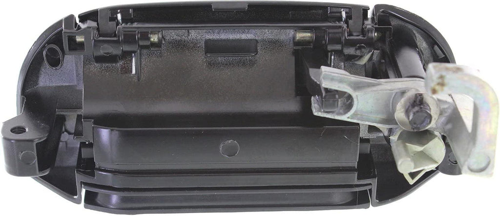 Front Exterior Door Handle Compatible with 1992-1997, 1999-2003 Volkswagen Eurovan Zinc Smooth, Metal, with Key Set, Set of 2, Driver and Passenger Side